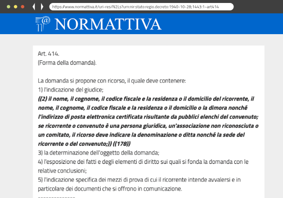 Online legal source
